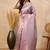 Lavender woven design zari  silk designer kanjeevaram saree