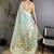 Sea green floral zari tissue designer paithani saree