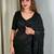 Black embellished embroidered satin designer saree