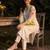 White printed cotton kurta trouser set