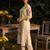 White printed cotton kurta trouser set