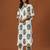 White printed cotton kurta trouser set