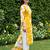 Multicolor printed viscose rayon kurta trouser set