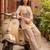 White printed cotton kurta trouser set