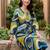 Multicolor printed cotton kurta trouser set