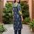 Multicolor printed cotton kurta trouser set