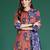 Multicolor printed cotton kurta trouser set