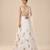 White Embroidered Satin Organza Lehenga Set With Net Dupatta