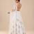 White Embroidered Satin Organza Lehenga Set With Net Dupatta