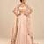 Rose Gold Embroidered Long Jacket Lehenga Set