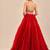Red Embroidered Mashru Silk Blouse With Ruffle Lehenga And Potli Bag