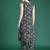 Black printed cotton kurta trouser set