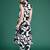 Black printed cotton kurta trouser set