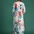 Multicolor printed viscose rayon kurta trouser set
