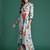 Multicolor printed viscose rayon kurta trouser set
