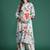 Multicolor printed viscose rayon kurta trouser set
