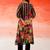 Black printed cotton kurta trouser set