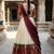 South Indian Style Semi-Stitched Half Saree with Blouse and Dupatta