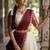 South Indian Style Semi-Stitched Half Saree with Blouse and Dupatta