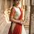 South Indian Style Semi-Stitched Half Saree with Blouse and Dupatta