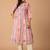 Purple printed cotton kurta trouser set