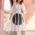 Off white printed cotton kurta trouser set