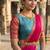 South Indian Style Semi-Stitched Half Saree with Blouse and Dupatta
