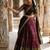 South Indian Style Semi-Stitched Half Saree with Blouse and Dupatta