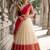 South Indian Style Semi-Stitched Half Saree with Blouse and Dupatta