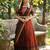 South Indian Style Semi-Stitched Half Saree with Blouse and Dupatta