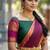 South Indian Style Semi-Stitched Half Saree with Blouse and Dupatta