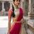 South Indian Style Semi-Stitched Half Saree with Blouse and Dupatta
