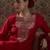 Red embroidered silk kurta trouser set