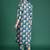 Blue printed cotton kurta trouser set