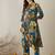 Multicolor printed cotton kurta trouser set