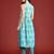 Blue printed cotton kurta trouser set