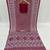 Maroon  color azarakh printed with all over mirror work on premium satin saree