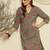 Green printed cotton kurta trouser set