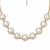 Fashion gold plated anti tarnish faux pearl necklace for women 