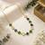 Fashion gold plated anti tarnish multicolor crystal necklace for women
