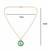 Fashion gold plated anti tarnish evil eye pendant necklace for women 