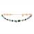 Fashion gold plated anti tarnish multicolor crystal tennis necklace for women & girls stylish fashion jewellery