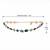 Fashion gold plated anti tarnish multicolor crystal tennis necklace for women & girls stylish fashion jewellery