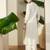 White printed cotton kurta trouser set