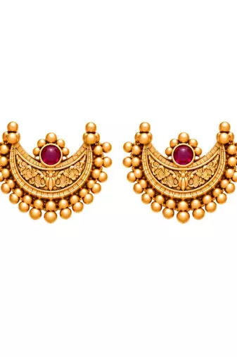 gold-plated multicolour stone choker necklace set with earrings