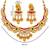 gold-plated copper multicolour kundan choker necklace set