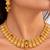 gold-plated copper multicolour stone choker necklace set