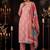 Dusty rose designer cotton silk blend salwar suit