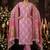 Mauve purple designer cotton silk blend salwar suit