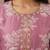 Mauve purple designer cotton silk blend salwar suit